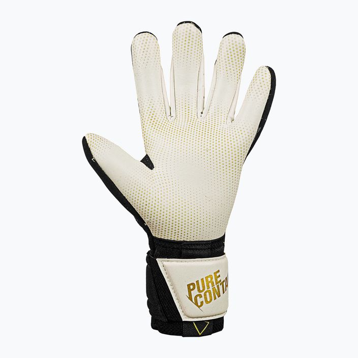 Γάντια τερματοφύλακα Reusch Pure Contact Gold X GluePrint μαύρο και χρυσό 527075-7707 8