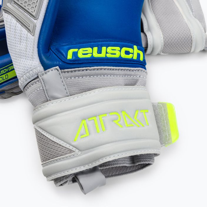 Reusch Attrakt Freegel Gold Finger Support Γάντια τερματοφύλακα γκρι 5270130-6006 4
