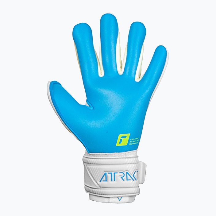 Reusch Attrakt Aqua μπλε και λευκά γάντια τερματοφύλακα 5270439 8