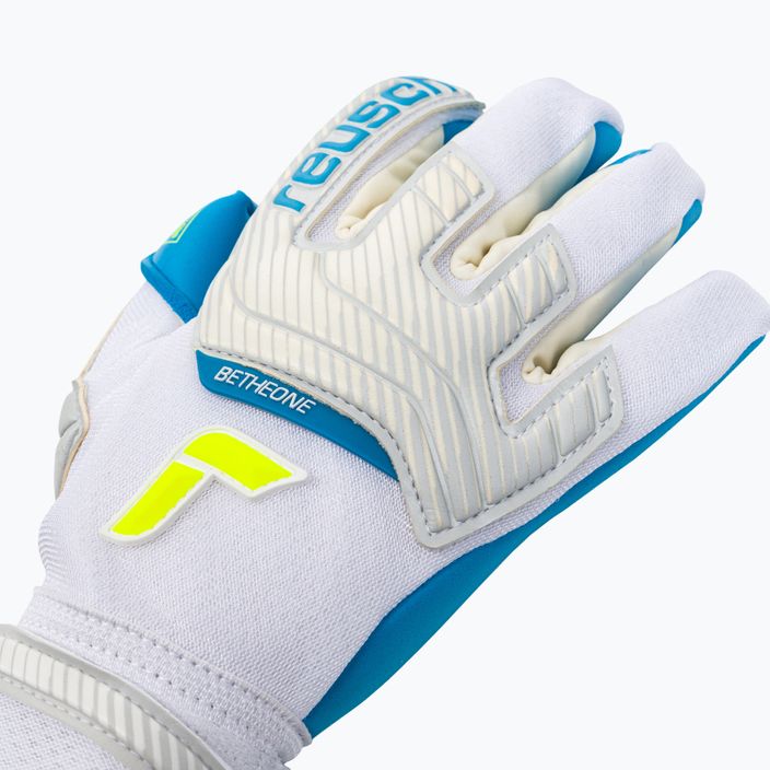 Reusch Attrakt Aqua μπλε και λευκά γάντια τερματοφύλακα 5270439 3