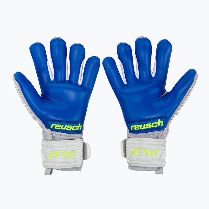 Reusch Attrakt Grip Evolution Finger Support Γάντια τερματοφύλακα γκρι 5270820 2