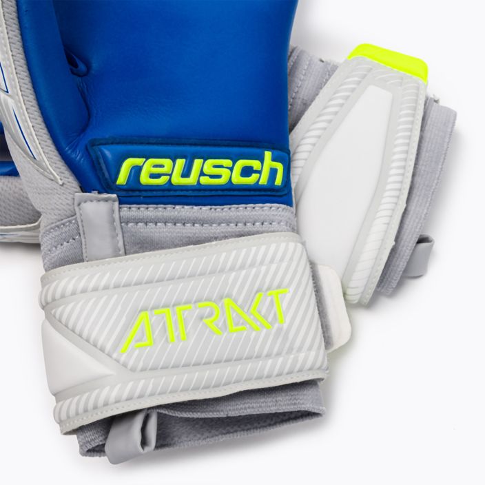 Reusch Attrakt Grip Evolution Finger Support Γάντια τερματοφύλακα γκρι 5270820 4