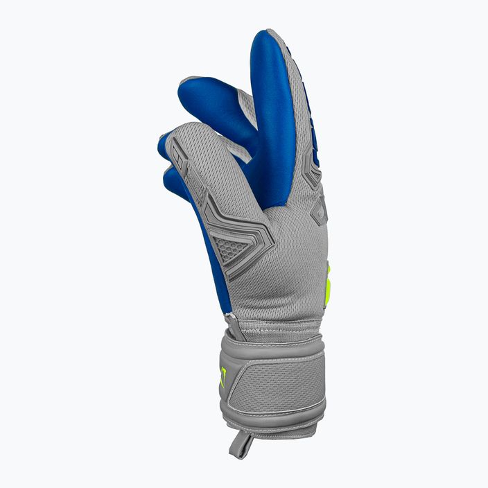Reusch Attrakt Freegel Silver Junior παιδικά γάντια τερματοφύλακα γκρι-μπλε 5272235-6006 6