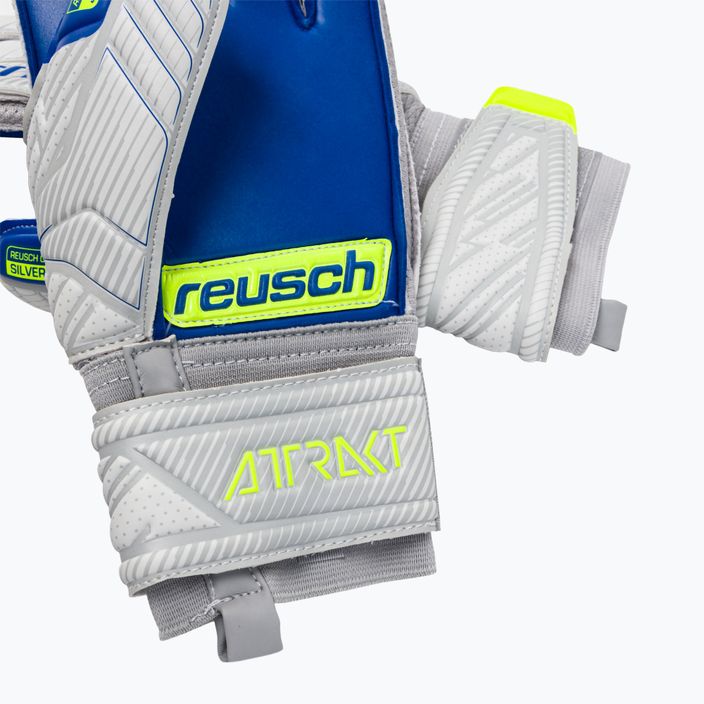 Reusch Attrakt Silver γκρι παιδικά γάντια τερματοφύλακα 5272215 4