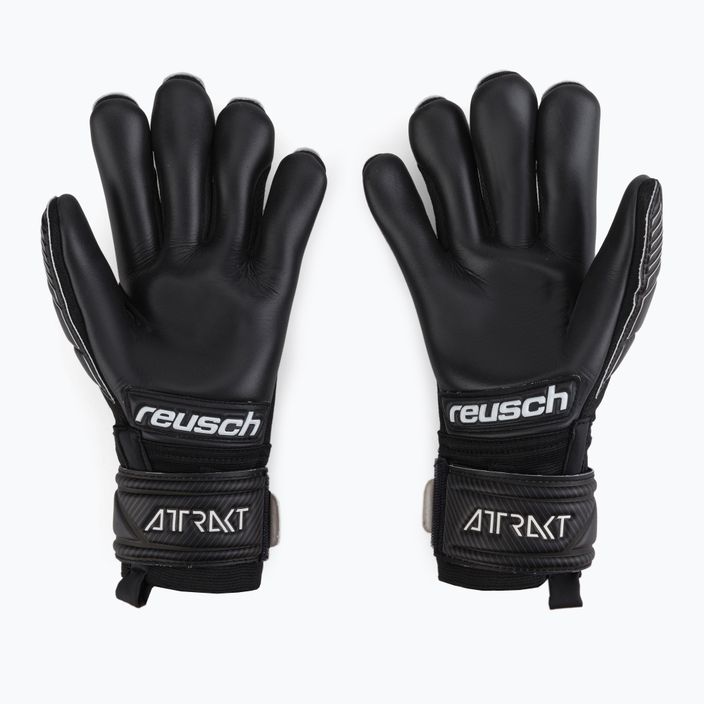 Reusch Attrakt Infinity Finger Support παιδικά γάντια τερματοφύλακα μαύρο 5272720 2