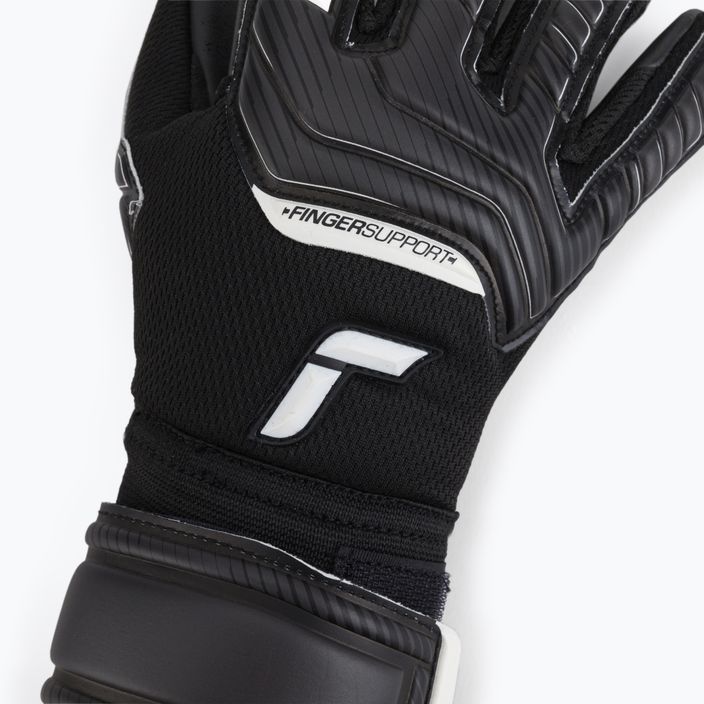 Reusch Attrakt Infinity Finger Support παιδικά γάντια τερματοφύλακα μαύρο 5272720 3