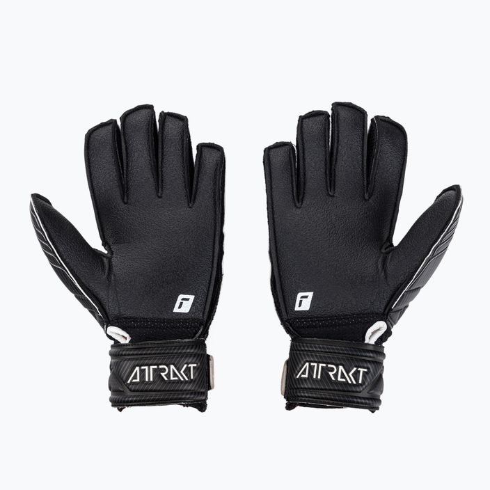 Reusch Attrakt Resist Finger Support Junior παιδικά γάντια τερματοφύλακα μαύρα 5272610 2