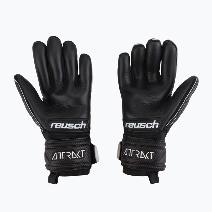 Reusch Attrakt Infinity Junior παιδικά γάντια τερματοφύλακα μαύρα 5272725-7700 2