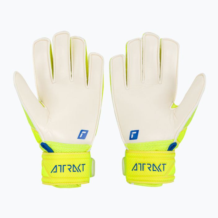 Reusch Attrakt Solid Junior παιδικά γάντια τερματοφύλακα κίτρινα 5272515-2001 2