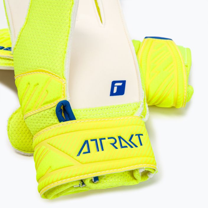 Reusch Attrakt Solid Junior παιδικά γάντια τερματοφύλακα κίτρινα 5272515-2001 4