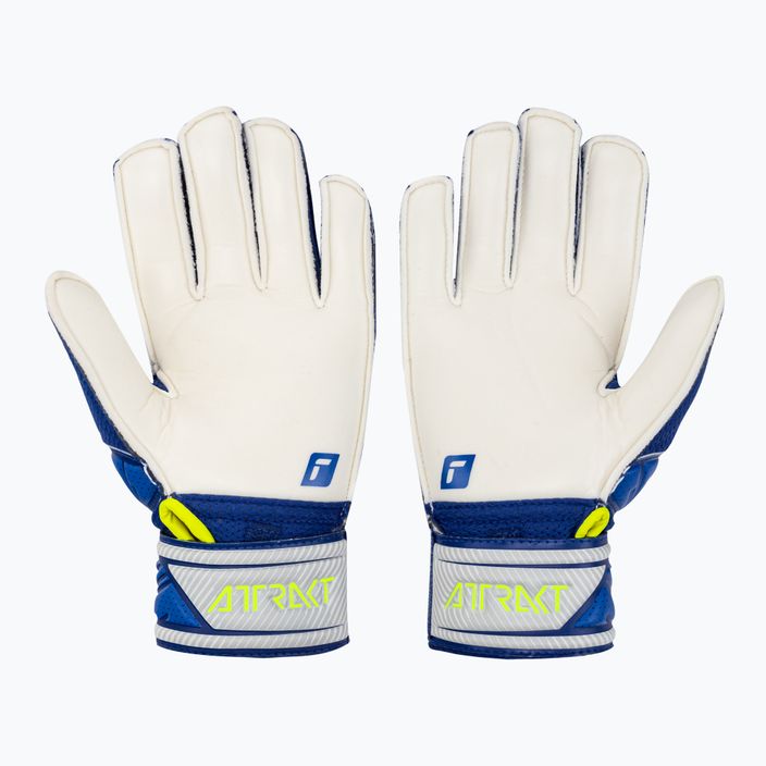 Reusch Attrakt Solid Junior παιδικά γάντια τερματοφύλακα μπλε 5272515-6036 2