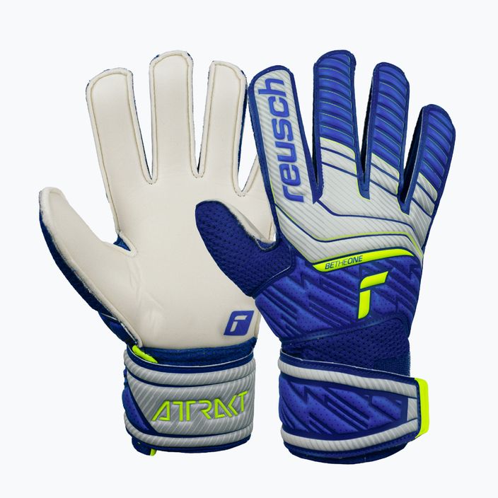 Reusch Attrakt Solid Junior παιδικά γάντια τερματοφύλακα μπλε 5272515-6036 5