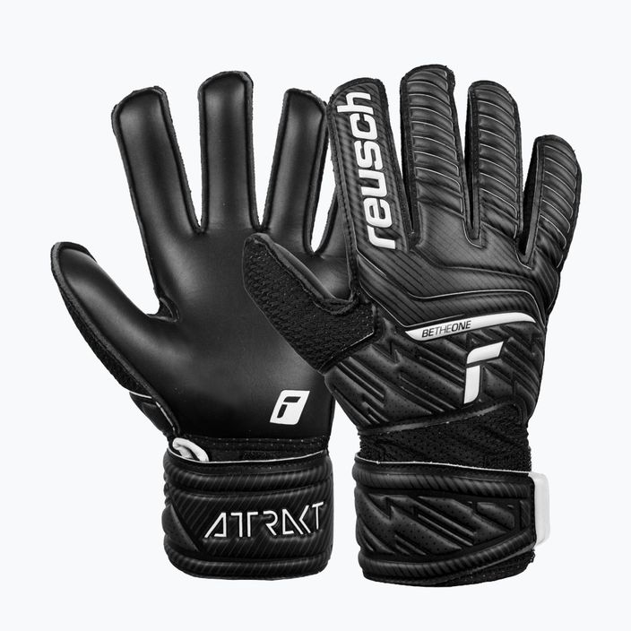 Reusch Attrakt Solid Junior παιδικά γάντια τερματοφύλακα μαύρα 5272515-7700