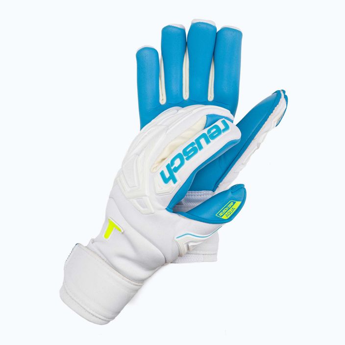 Reusch Attrakt Freegel Aqua Αντιανεμικά γάντια τερματοφύλακα λευκά 5270459 2
