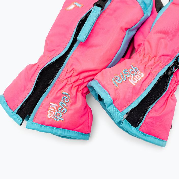 Reusch Ben Mitten παιδικά γάντια του σκι knockout ροζ/bachelor button 4
