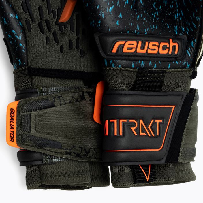 Reusch Attrakt Freegel Fusion Ortho-Tec Γάντια τερματοφύλακα πράσινα 5370090-5555 5