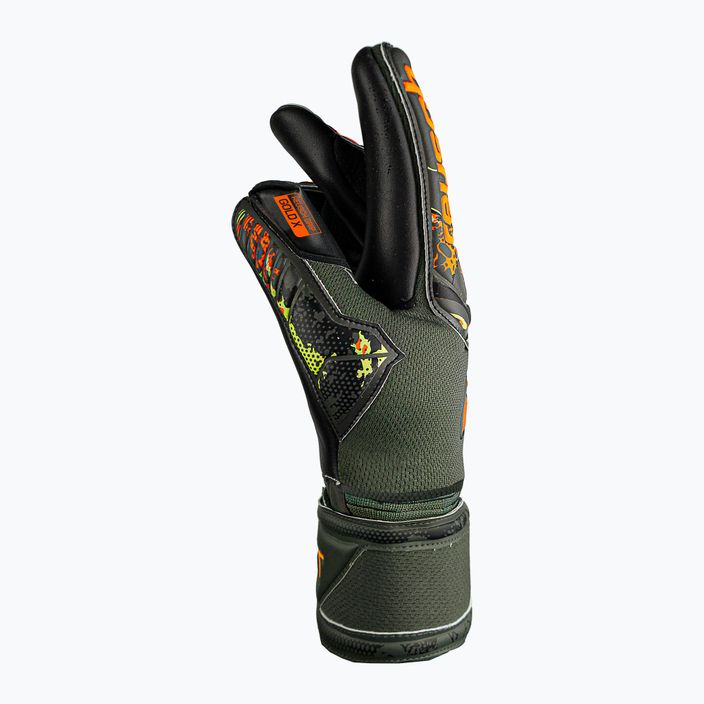 Reusch Attrakt Gold X Finger Support Junior γάντια τερματοφύλακα πράσινα-μαύρα 5372050-5555 7