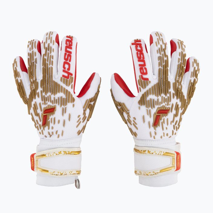 Reusch Attrakt Freegel Silver γάντια τερματοφύλακα λευκά 5370235-1011