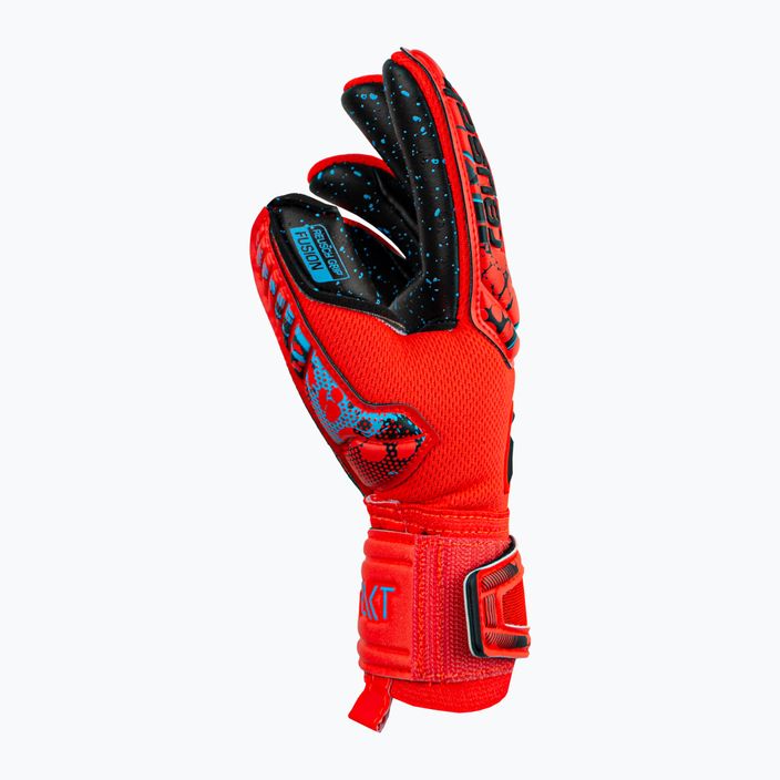 Reusch Attrakt Fusion Finger Support Guardian Junior παιδικά γάντια τερματοφύλακα κόκκινα 5372940-3333 6