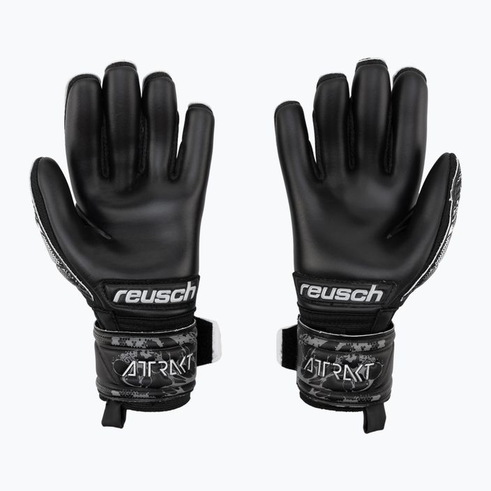 Reusch Attrakt Infinity Junior παιδικά γάντια τερματοφύλακα μαύρα 5372725-7700 2