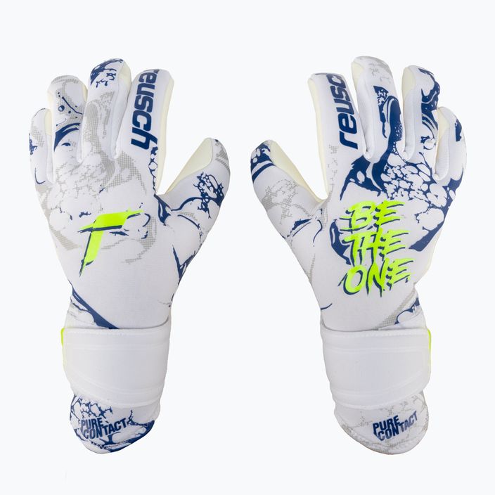 Reusch Pure Contact Silver γάντια τερματοφύλακα λευκά 5370200-1089