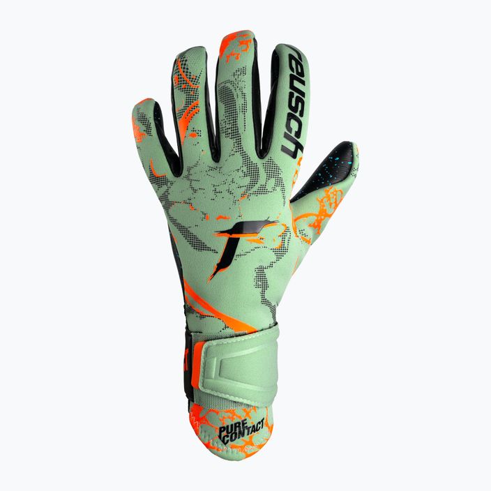 Reusch Pure Contact Fusion Junior παιδικά γάντια τερματοφύλακα πράσινα 5372900-5444 4