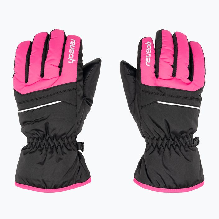 Παιδικά γάντια σκι Reusch Alan black/pink glo 3