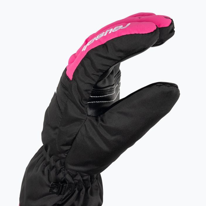 Παιδικά γάντια σκι Reusch Alan black/pink glo 4