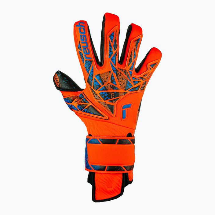 Γάντια τερματοφύλακα Reusch Attrakt Fusion Guardian hyper orange/ηλεκτρικό μπλε/μαύρο 2