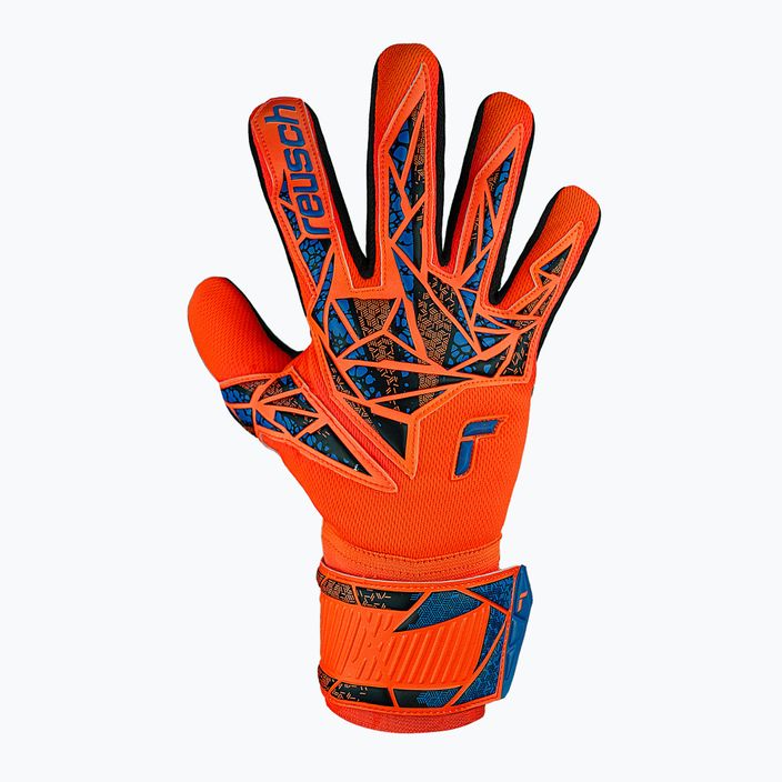 Reusch Attrakt Infinity NC Junior hyper orng/elec blue/blck παιδικά γάντια τερματοφύλακα 2