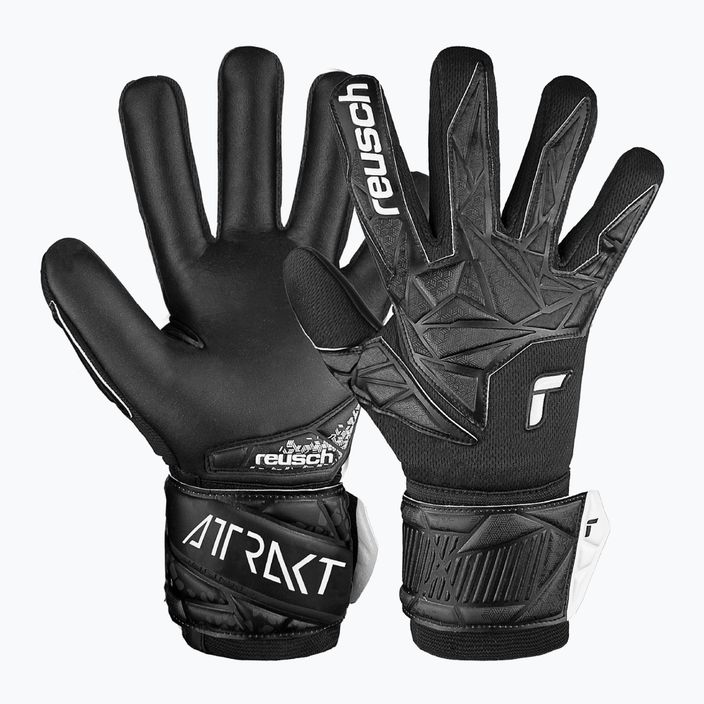 Reusch Attrakt Infinity NC Junior παιδικά γάντια τερματοφύλακα μαύρα