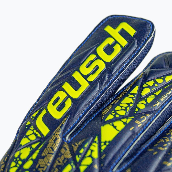 Reusch Attrakt Starter Solid Junior premium μπλε/κίτρινα παιδικά γάντια τερματοφύλακα 8