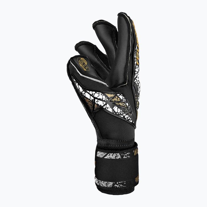 Reusch Attrakt Gold X Evolution Cut Finger Support γάντια τερματοφύλακα μαύρο/χρυσό/λευκό/μαύρο 4