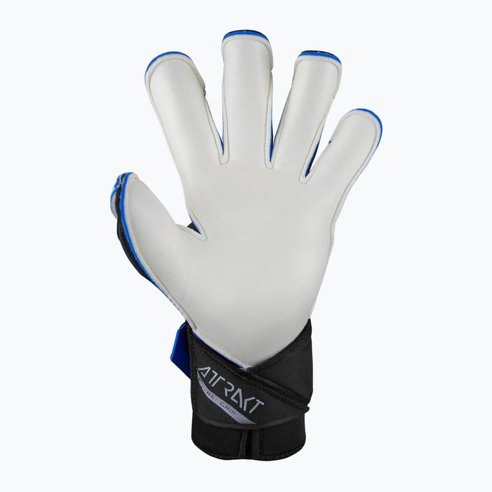 Reusch Attrakt RE:GRIP γάντια τερματοφύλακα μαύρα/μπλε ηλεκτρικά 3