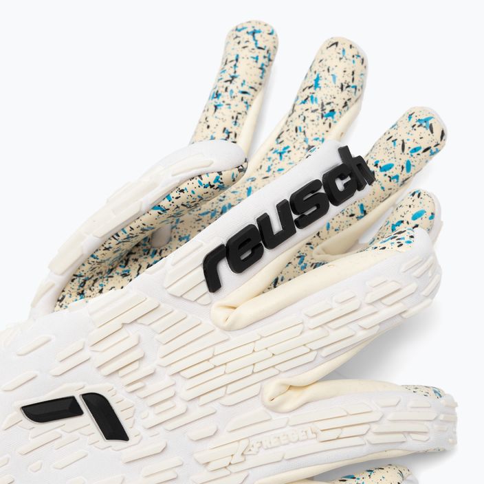 Reusch Attrakt Freegel Fusion λευκά γάντια τερματοφύλακα 4