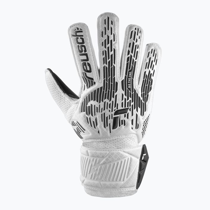 Γάντια τερματοφύλακα Reusch Attrakt Solid λευκά/μαύρα 2
