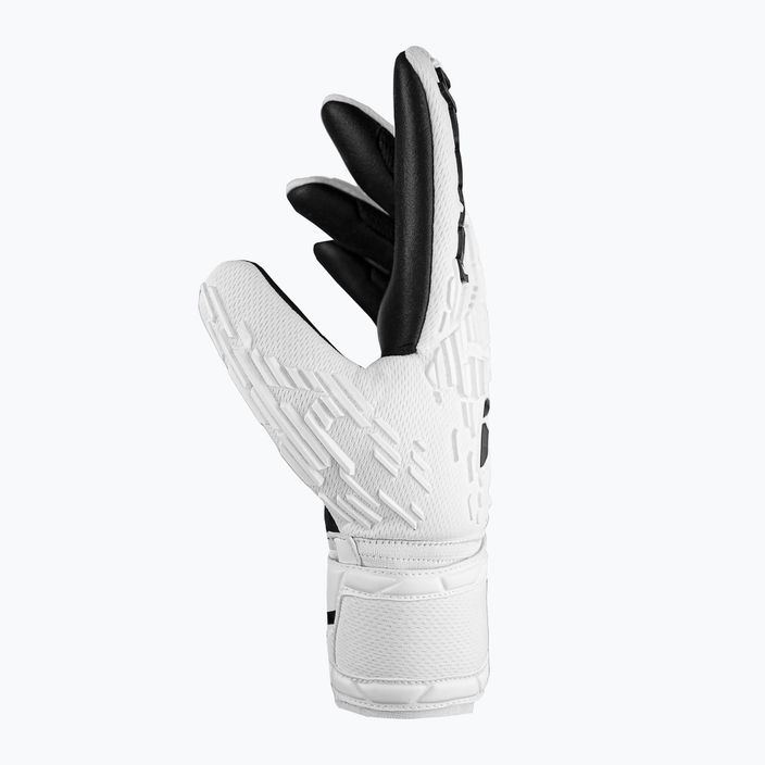 Reusch Attrakt Freegel Silver λευκά/μαύρα παιδικά γάντια τερματοφύλακα 4