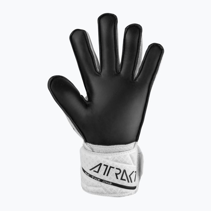 Reusch Attrakt Solid Junior λευκά/μαύρα παιδικά γάντια τερματοφύλακα 3