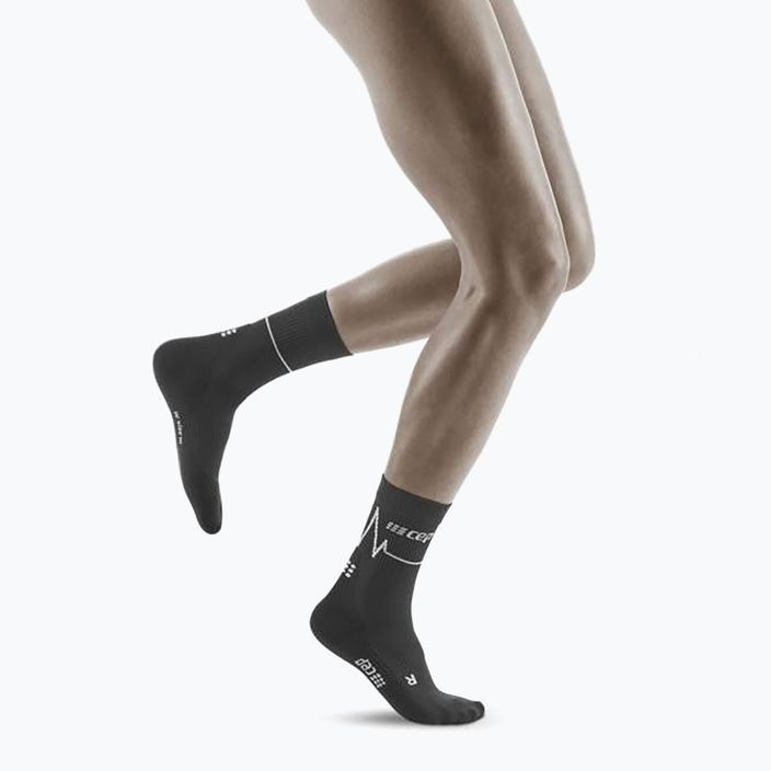 CEP Heartbeat γυναικείες κάλτσες συμπίεσης για τρέξιμο μαύρες WP2CKC2 4
