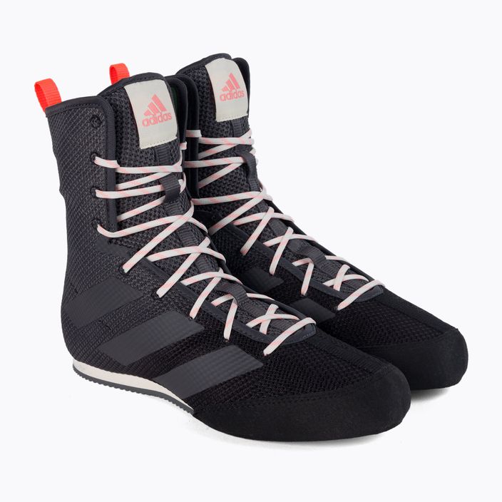 adidas Box Hog 3 παπούτσια πυγμαχίας μαύρο FV6586 5