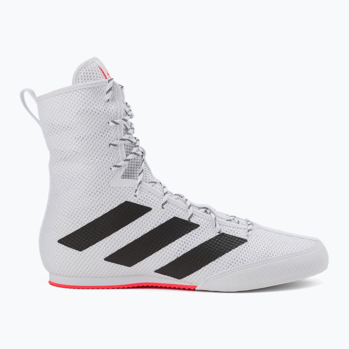Παπούτσια πυγμαχίας adidas Box Hog 3 λευκό και μαύρο GV9975 2