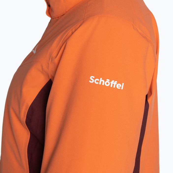 Γυναικείο μπουφάν σκι Schöffel Kanzelwand κοραλλί πορτοκαλί 5