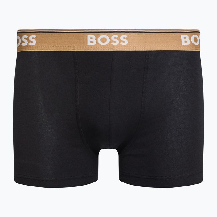 Hugo Boss Trunk Power ανδρικά σορτς μποξεράκια 3 ζευγάρια μαύρο 50489612-982 4