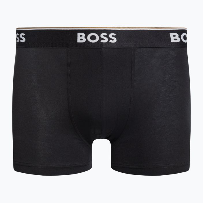 Hugo Boss Trunk Power ανδρικά σορτς μποξεράκια 3 ζευγάρια μαύρο 50489612-982 6