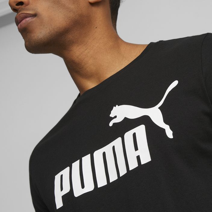 Ανδρικό PUMA Ess Logo Tee puma μαύρο 6