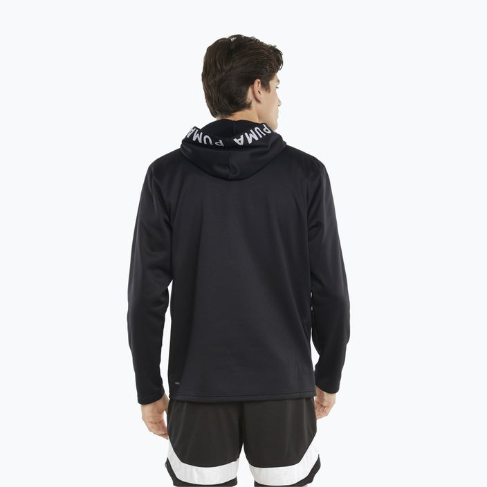 Ανδρικό φούτερ προπόνησης PUMA Train Power Fleece Hoodie puma μαύρο 3