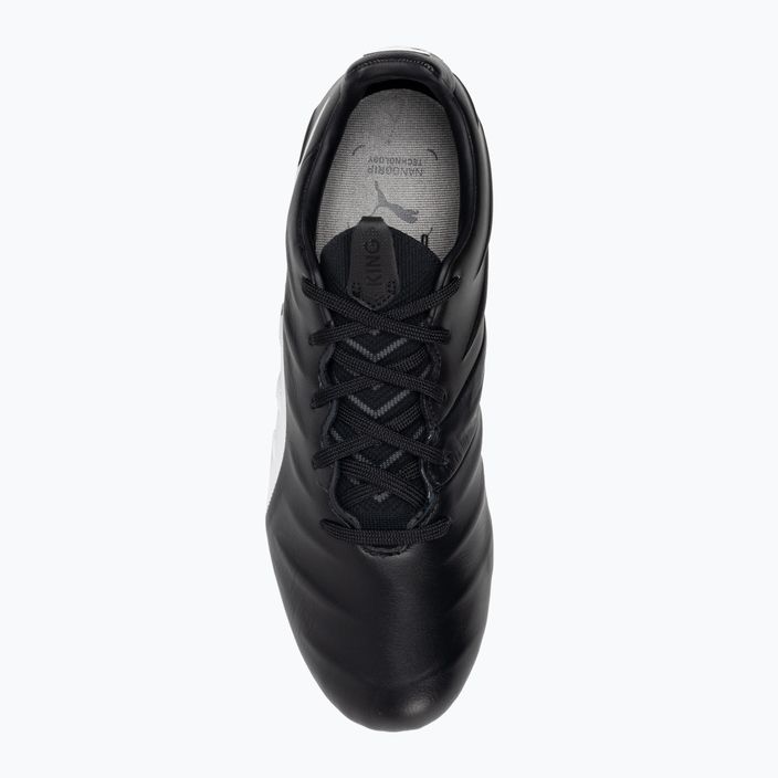PUMA King Platinum 21 FG/AG ανδρικά ποδοσφαιρικά παπούτσια μαύρο και άσπρο 106478 01 6