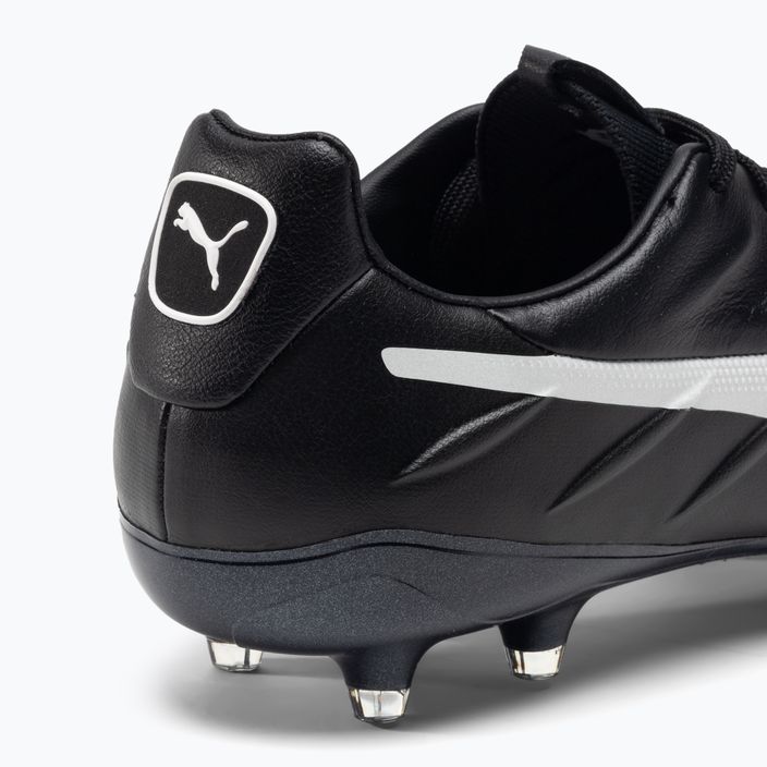 PUMA King Platinum 21 FG/AG ανδρικά ποδοσφαιρικά παπούτσια μαύρο και άσπρο 106478 01 8