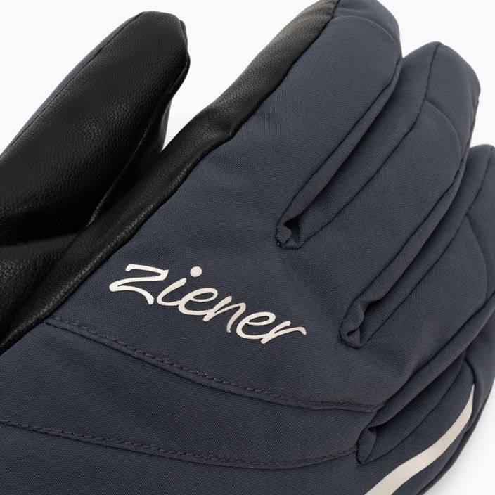 Γυναικεία γάντια σκι ZIENER Kitty AS γκρι 801165 4