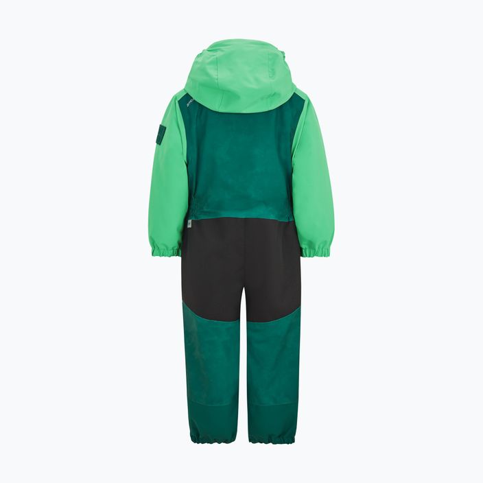 ZIENER Anup Mini tie dye βαθύ πράσινο παιδικό κοστούμι σκι 2